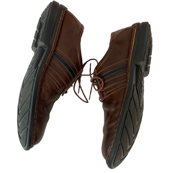 JOSEF SEIBEL Brown & Black Leather Oxfords - Picture 6 of 14